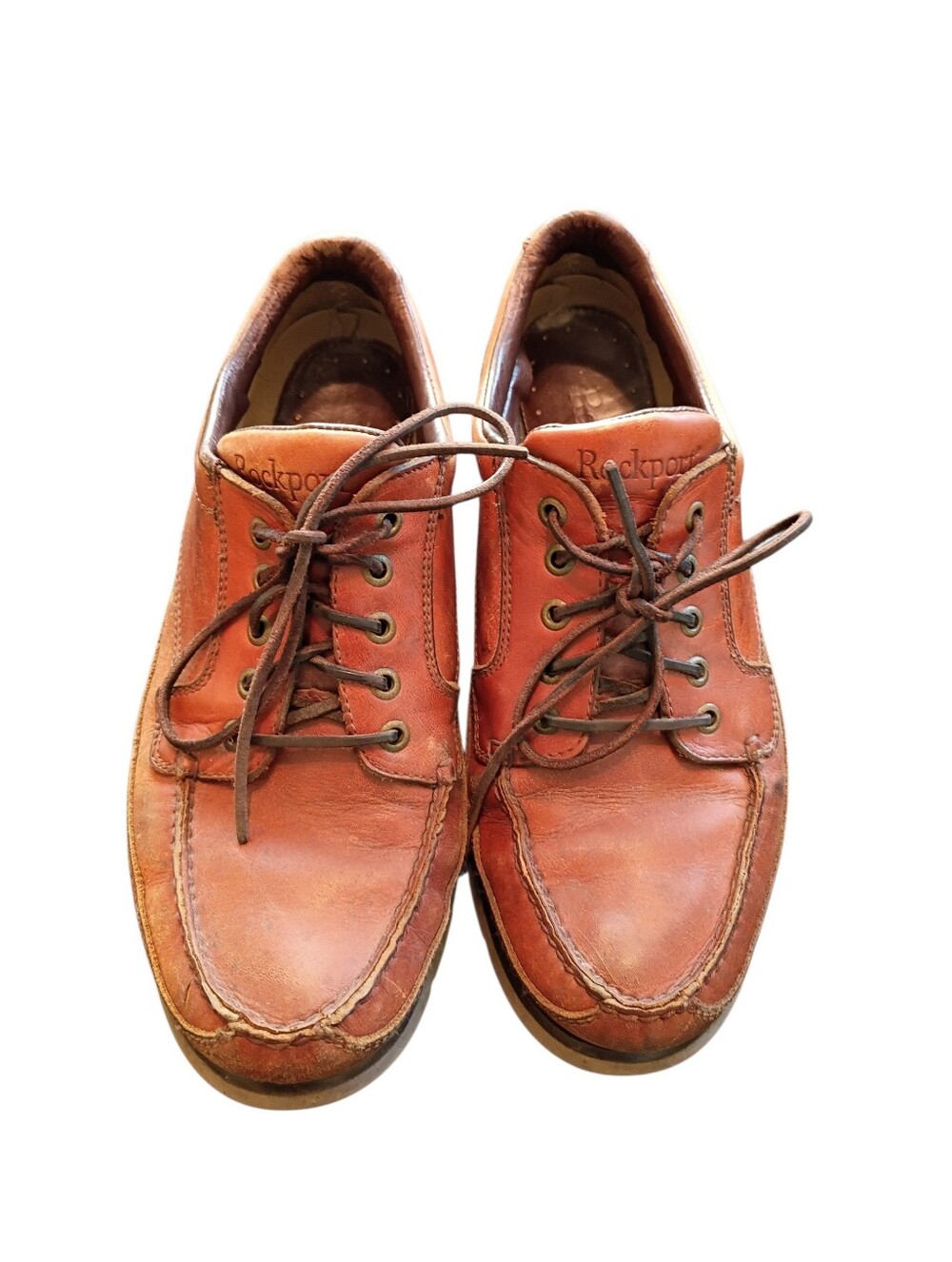 rockport mens shoes size 11.5 brown vintage